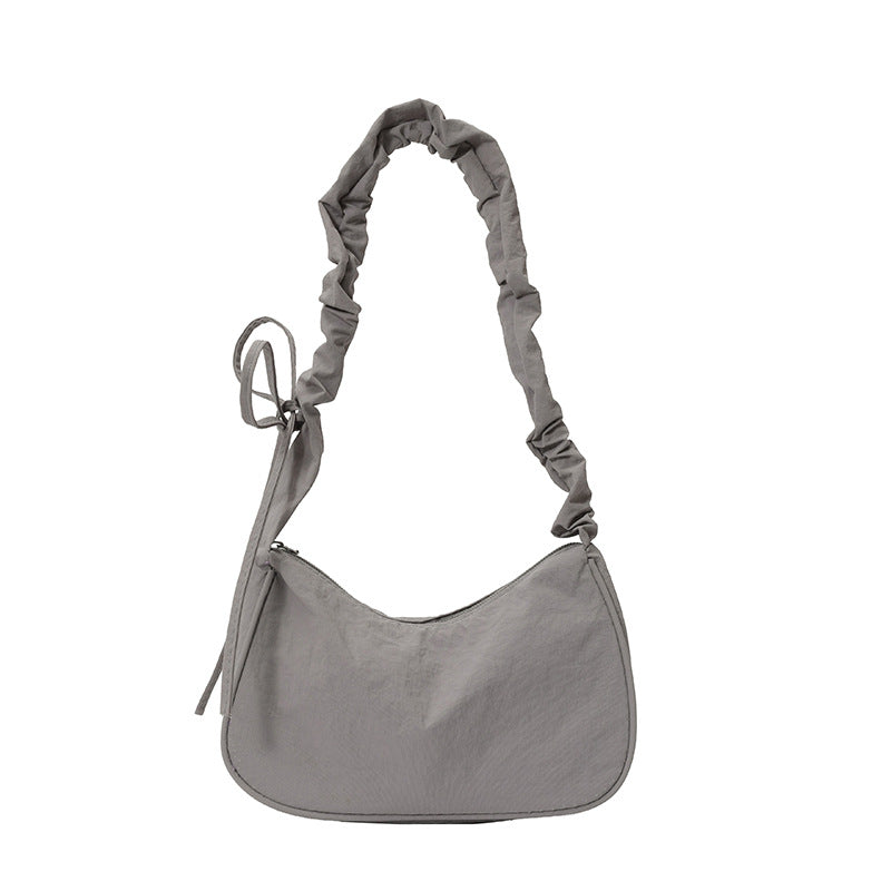 WoTexturiertes Stoff Sling Bag Karnz