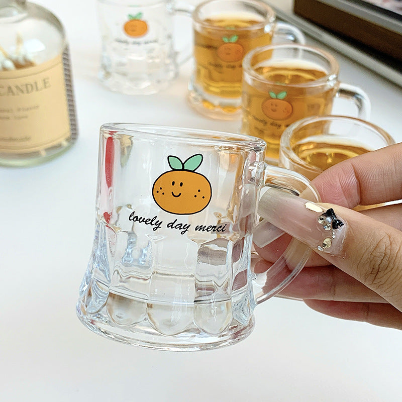 Keramiktassen Set mit Fröhlichem Orangendesign Karnz