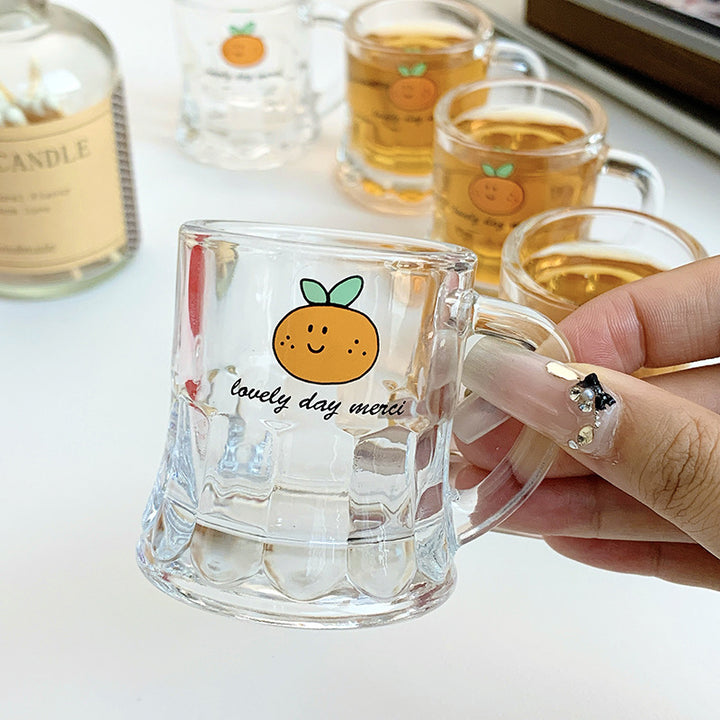 Keramiktassen Set mit Fröhlichem Orangendesign Karnz