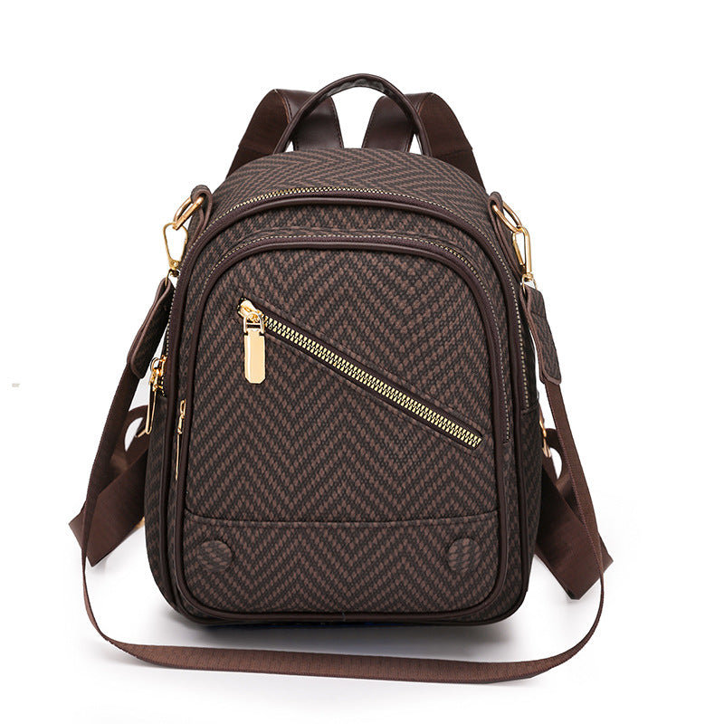 Chic Texturierter Rucksack Karnz