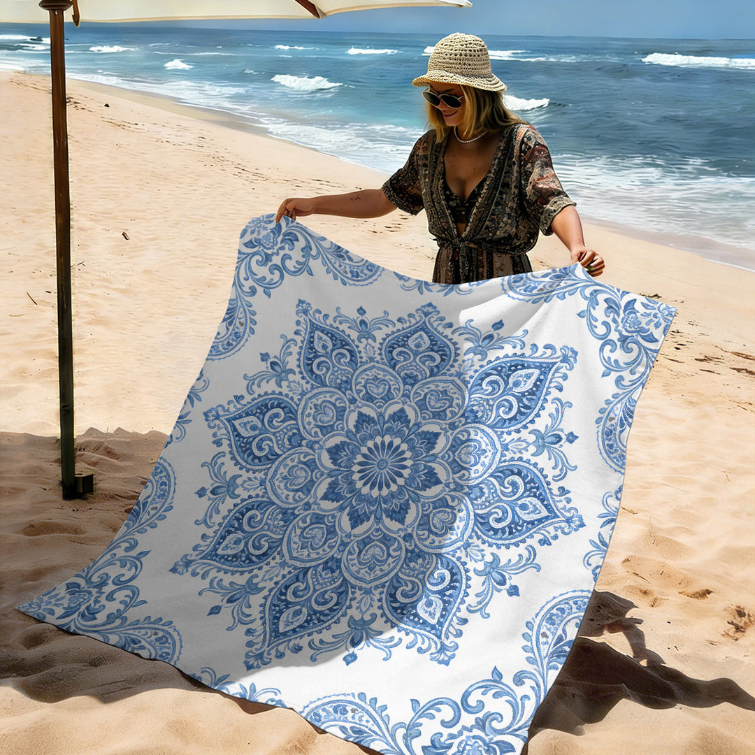 Mandala Design Strandmatte Karnz