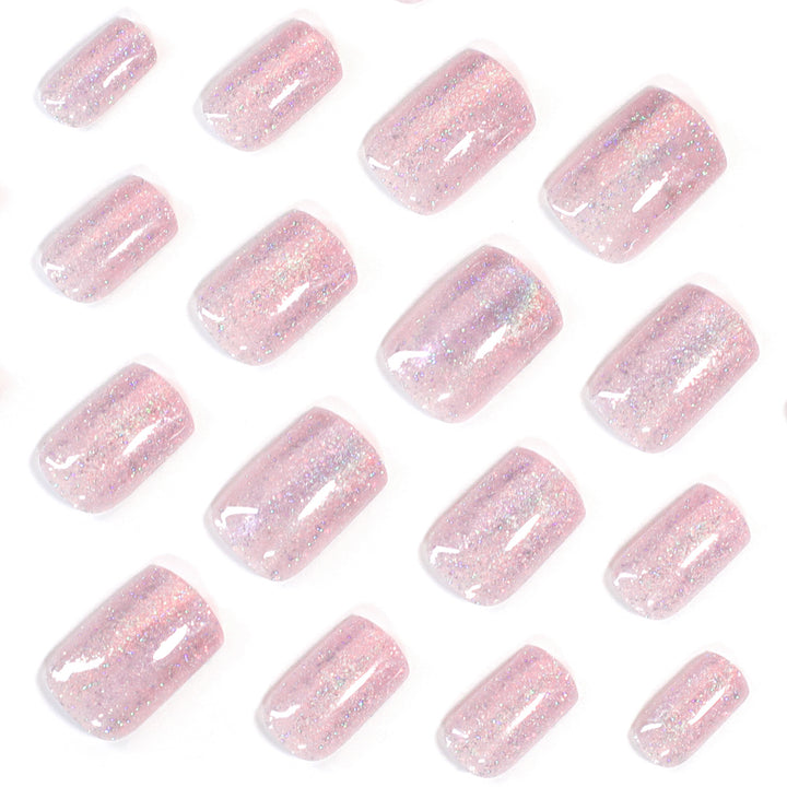 Elegante Nagelkunst mit Glitzer und Ombre-Effekt Karnz