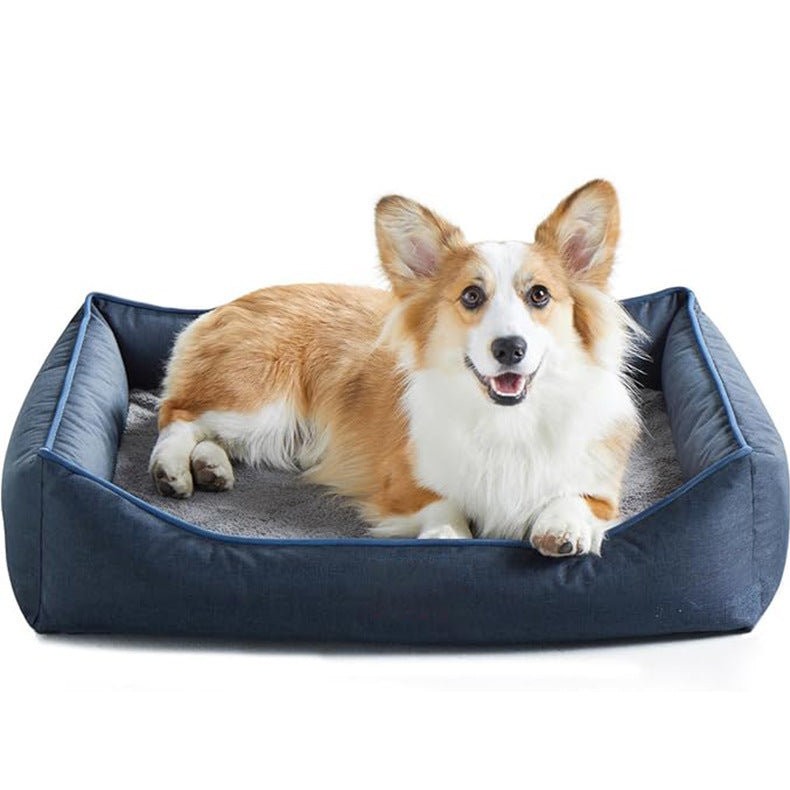 Orthopädisches Hundebett mit Unterstützung