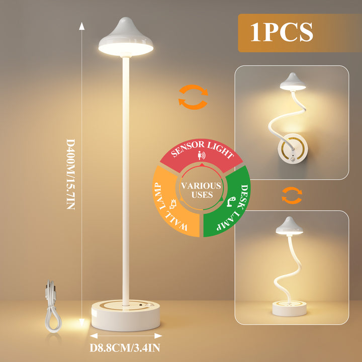 Vielseitige sensoraktivierte Tisch- und Wandlampe