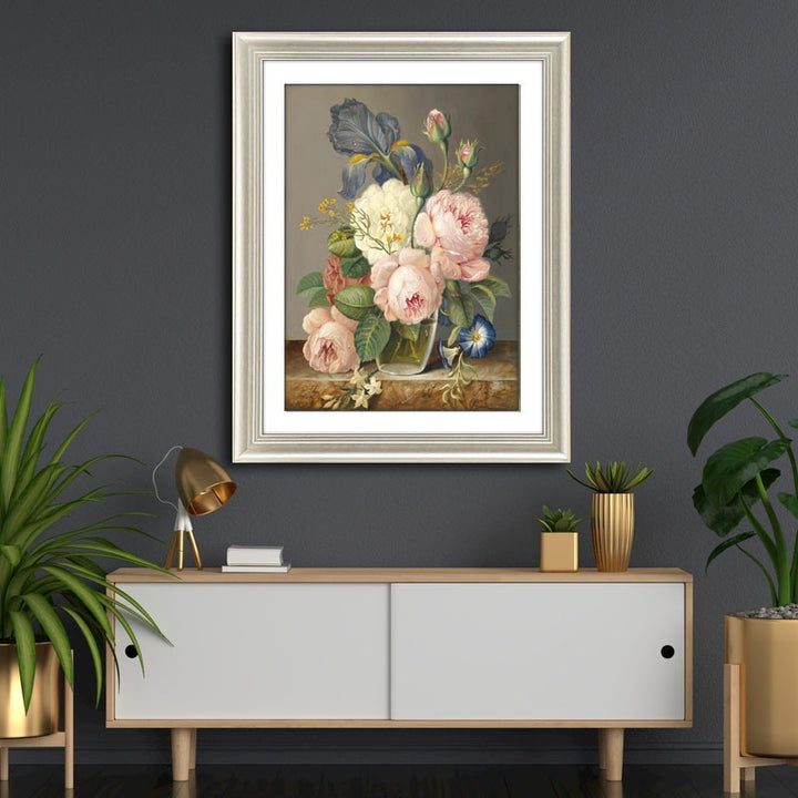 Vintage Florale Stillleben Wandkunst