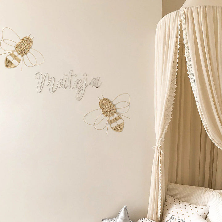 Dekorativer Wandbehang im Bienen-Design Karnz