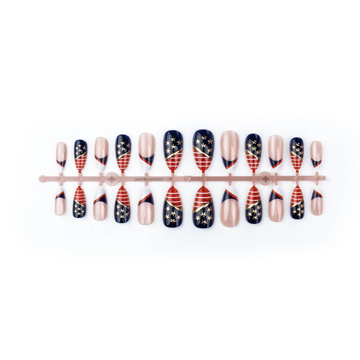 Sport-Themen Press-On Nail Art Set