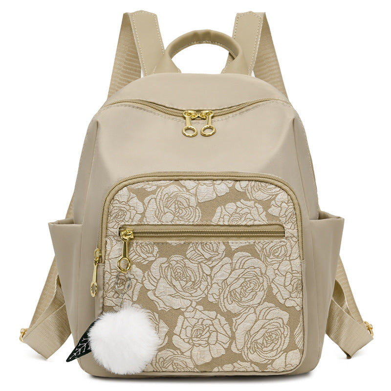 Chic Bestickter Rucksack Karnz