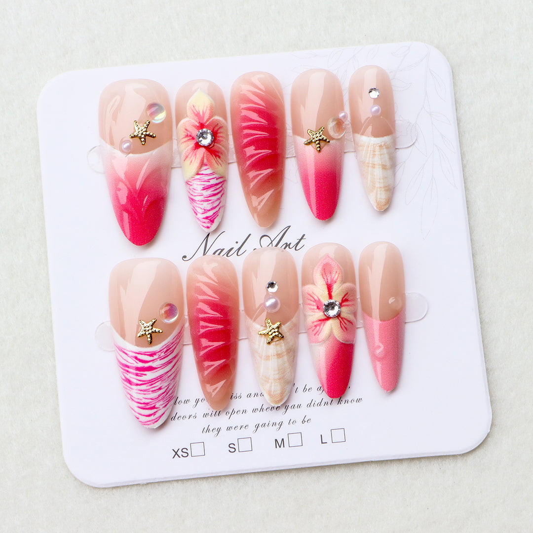 Floral Design Nagelkunst