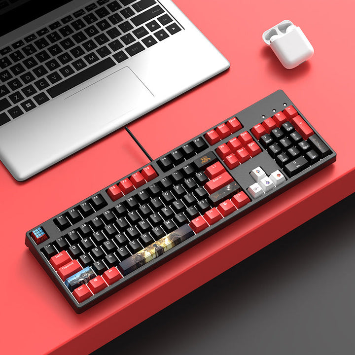 Verdrahtete ergonomische mechanische Tastatur Karnz
