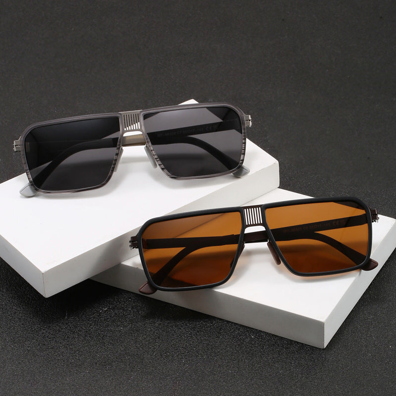 Damen modische Sonnenbrille im modernen, eckigen Design Karnz