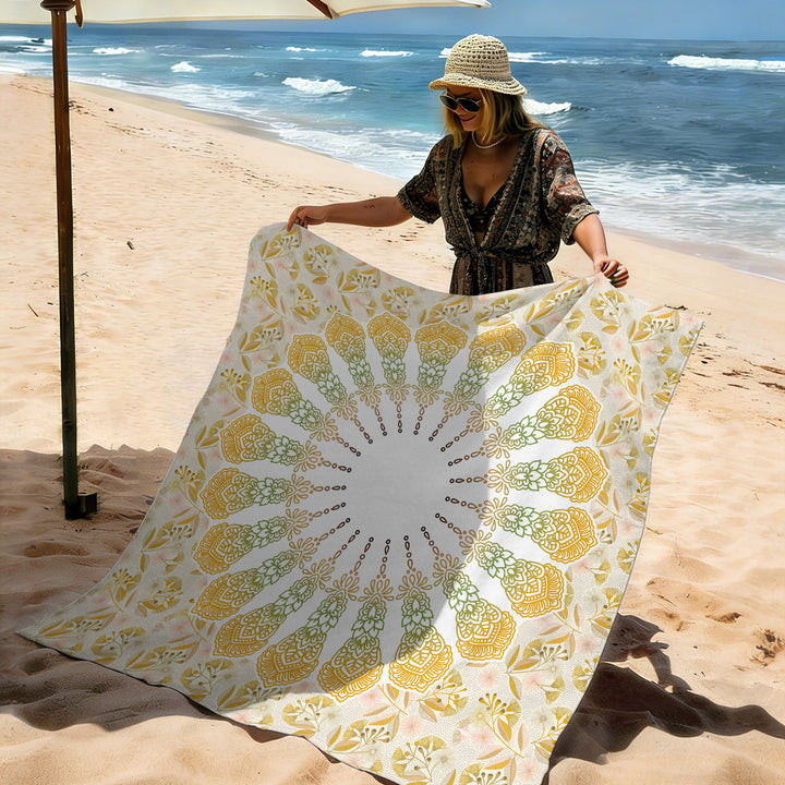 Mandala Design Strandmatte Karnz