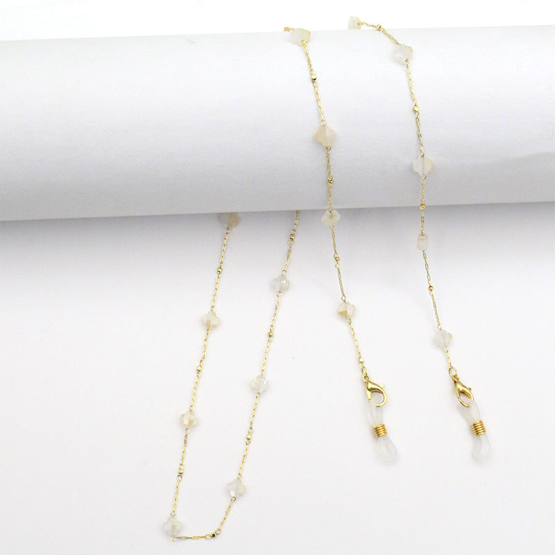 Elegante, kristallgestaltete Brillenband Karnz