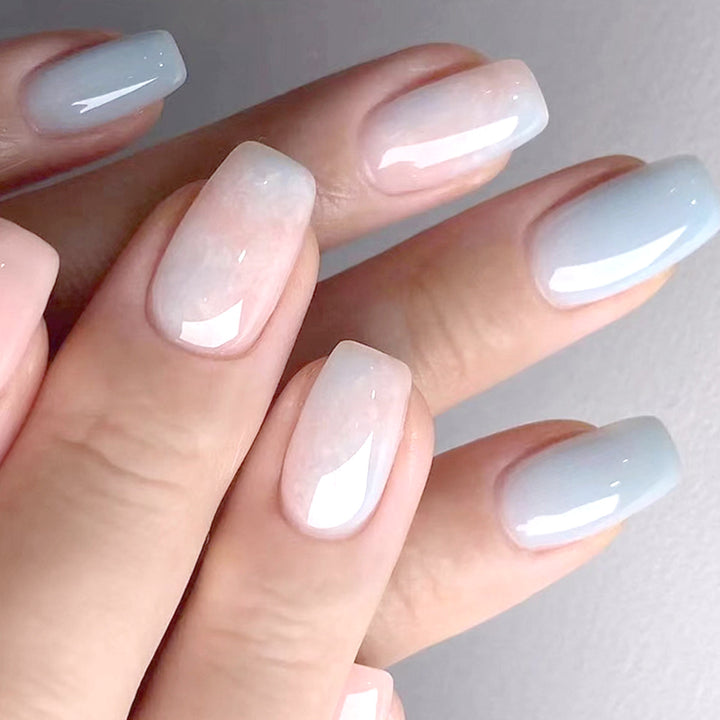 Ombre Glänzende Nail Tips Karnz