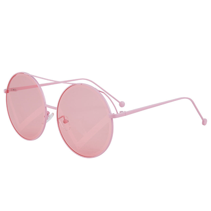 Damen modische runde Sonnenbrille Karnz