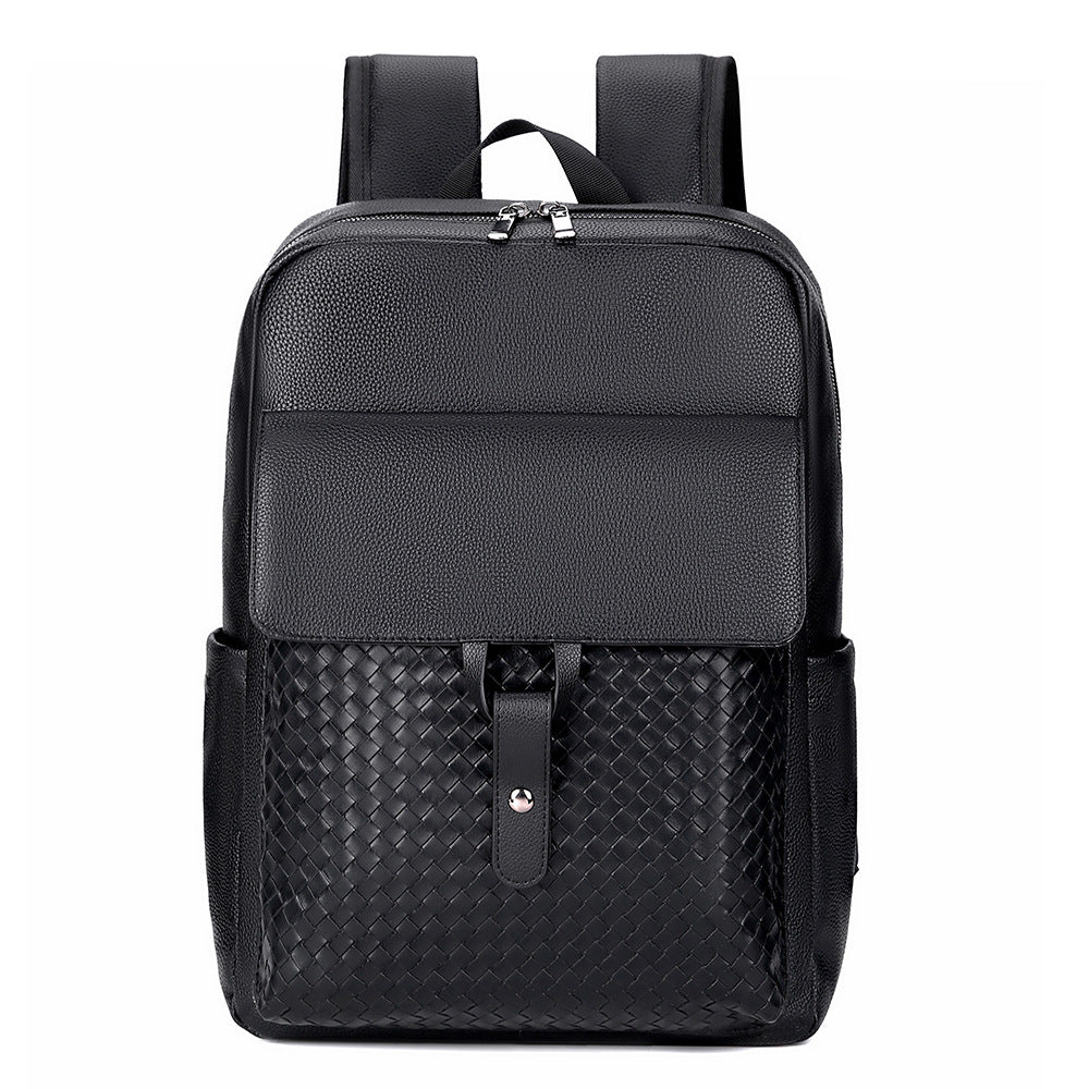 Eleganter Strukturierter Leder-Rucksack Karnz