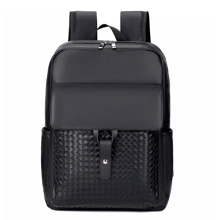 Eleganter Strukturierter Leder-Rucksack Karnz