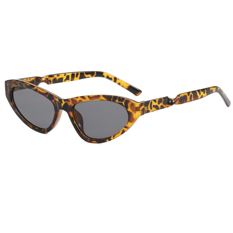 Cat-Eye Design Sonnenbrille mit blauen Gläsern