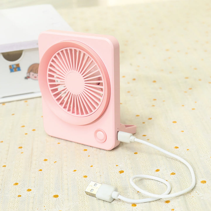 Damen Tragbarer USB Tischventilator mit kompaktem Design und mehreren Geschwindigkeitsmodi Karnz