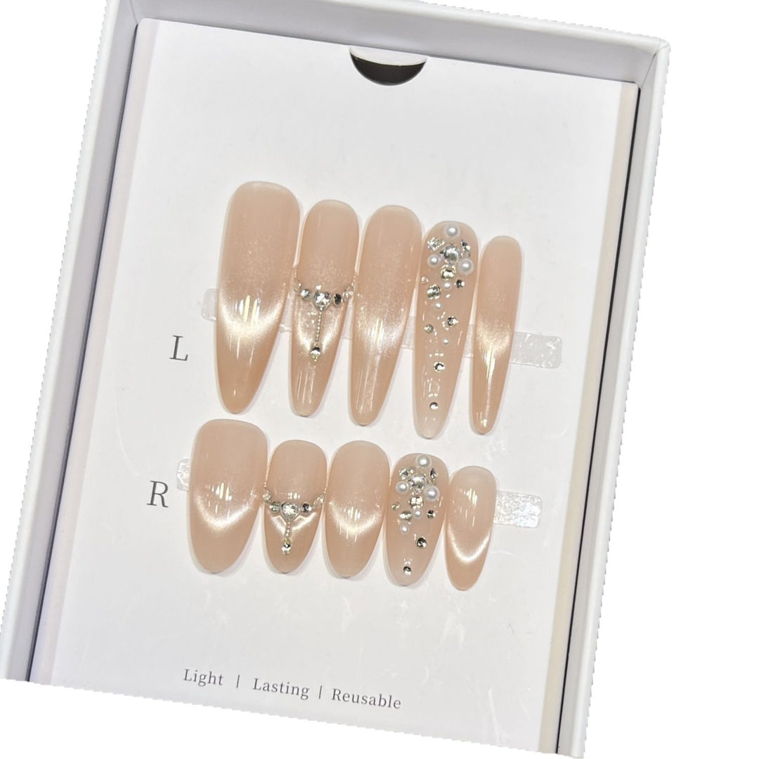 Dekoratives Press-On Nagelset Karnz
