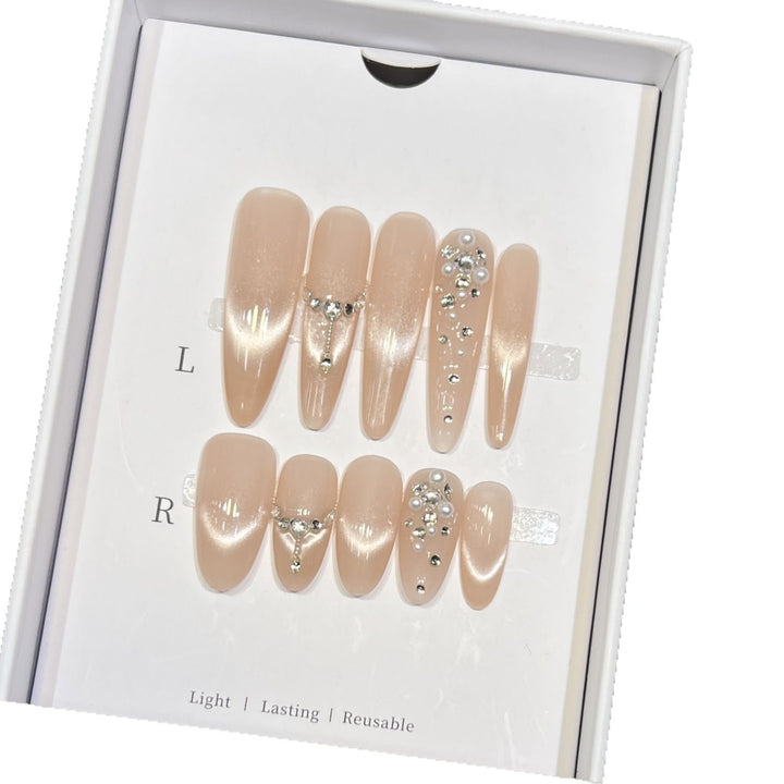 Dekoratives Press-On Nagelset Karnz