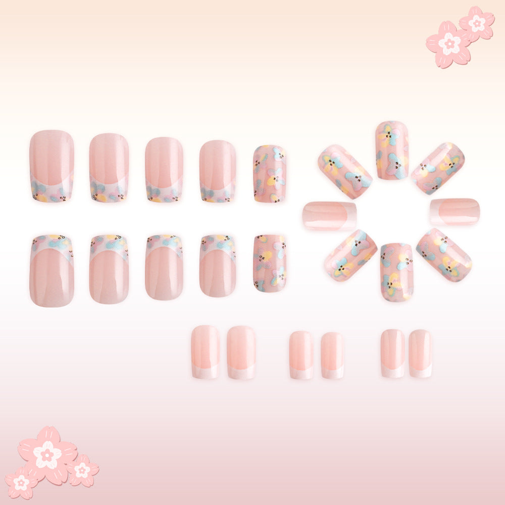 Florales Design Haftnägel Karnz