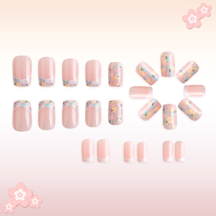 Florales Design Haftnägel Karnz