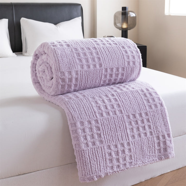 Damen Gemütliche und elegante Plaid-Decke Karnz