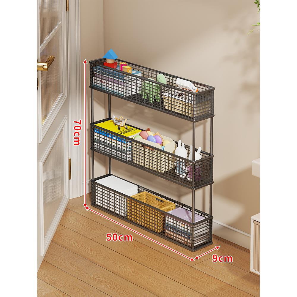 Slim Vertikaler Netzkorb Organizer Regalsystem für enge Räume