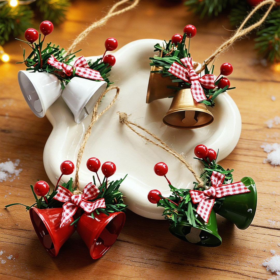 Nostalgische Weihnachtsklingel-Dekoration Karnz
