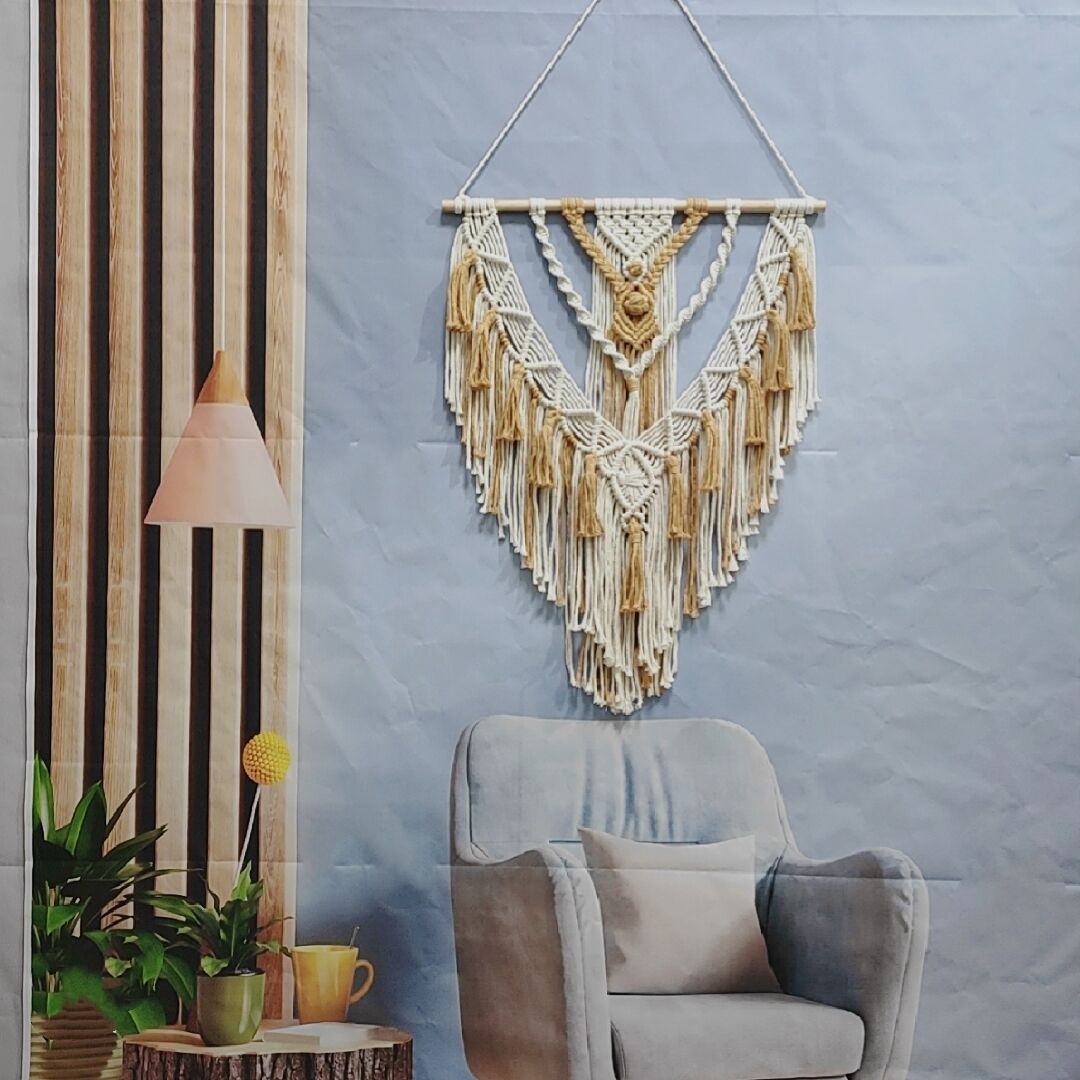 Macrame Wandbehang Karnz