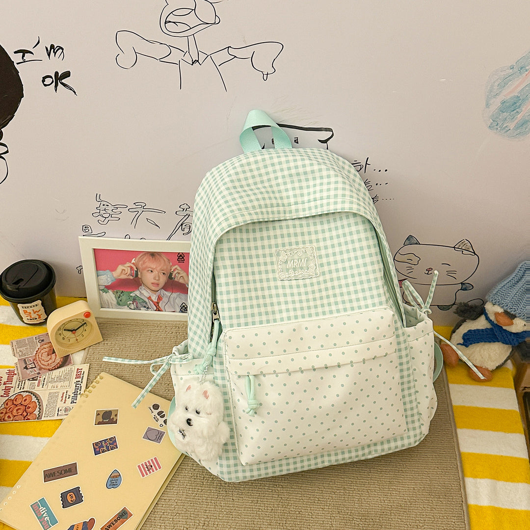 Chic Plaid Rucksack Karnz