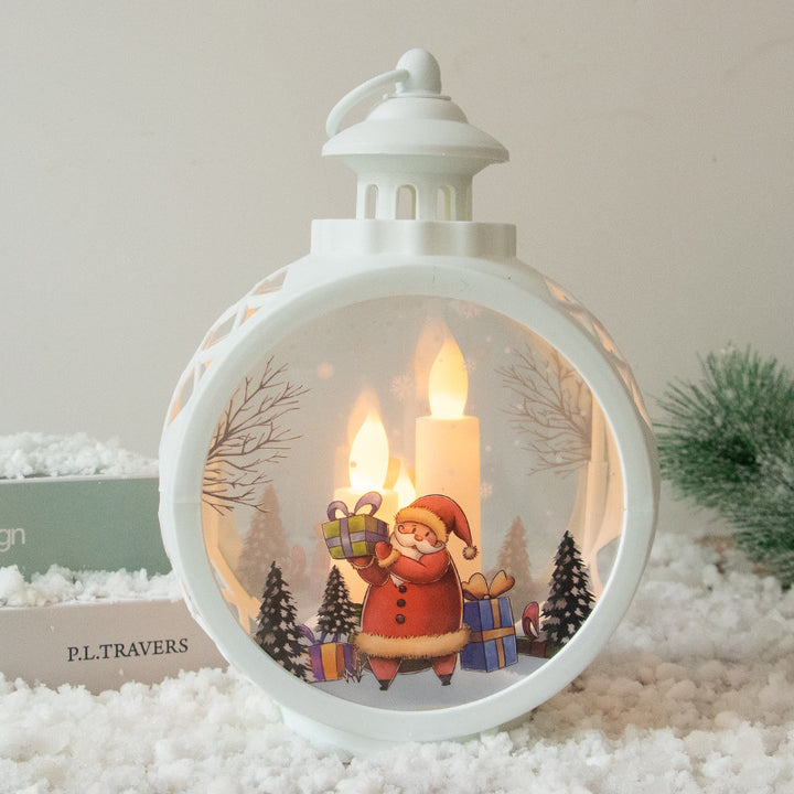 Weihnachtslaterne mit LED Beleuchtung