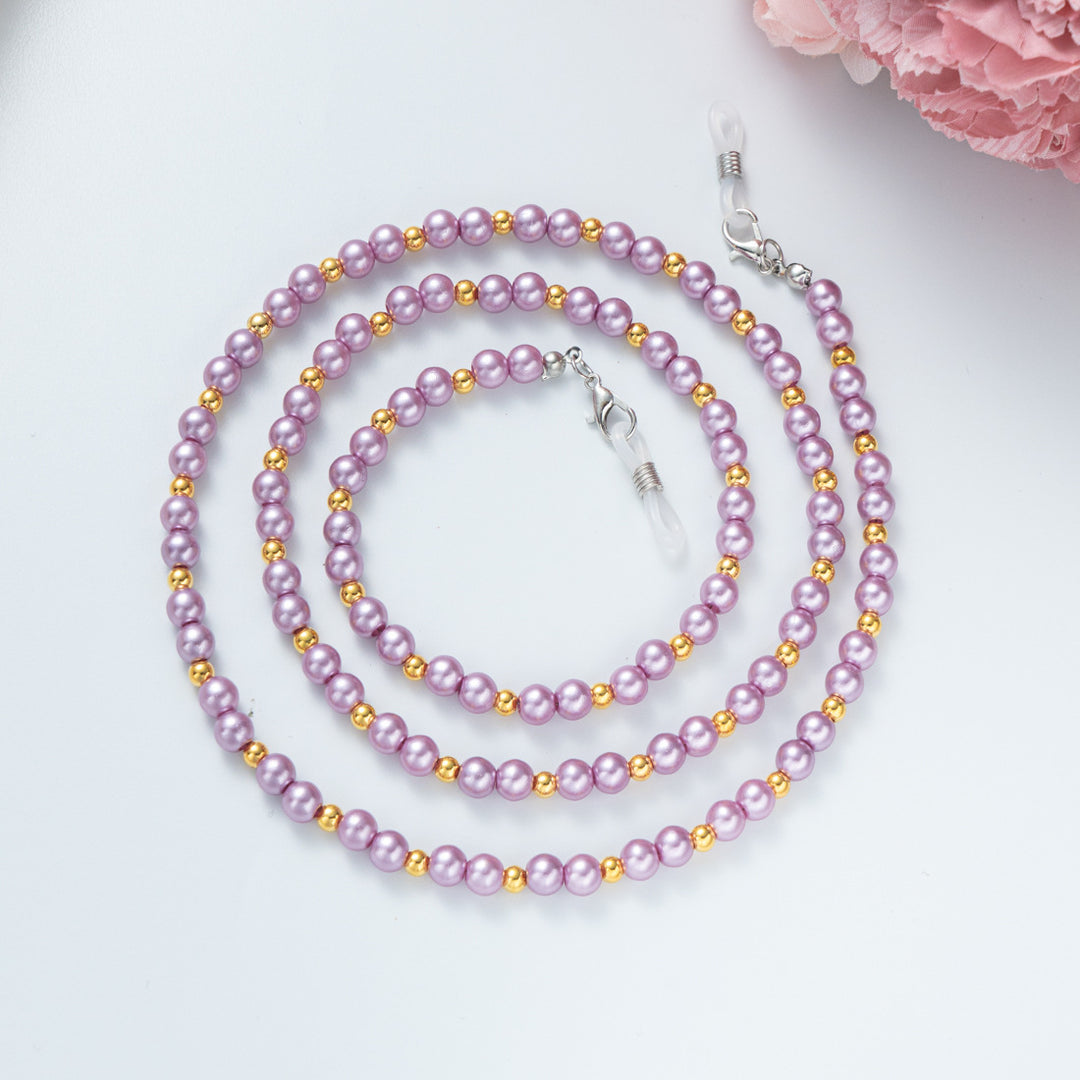 Stylische Perlen-Brillenband Karnz