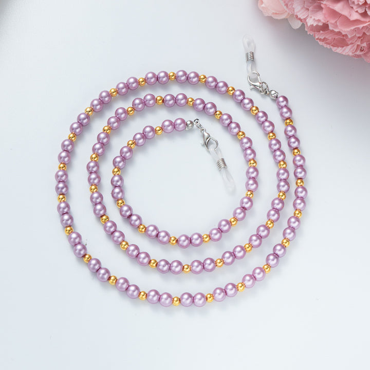 Stylische Perlen-Brillenband Karnz