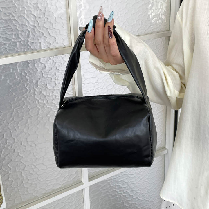 WoVintage-inspirierte strukturierte Handtasche Karnz