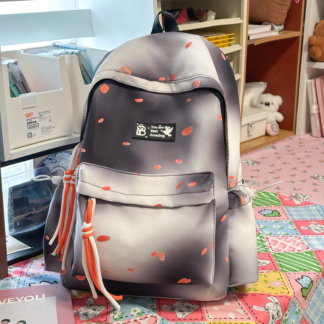 Stilvolle gepunktete Rucksack Karnz