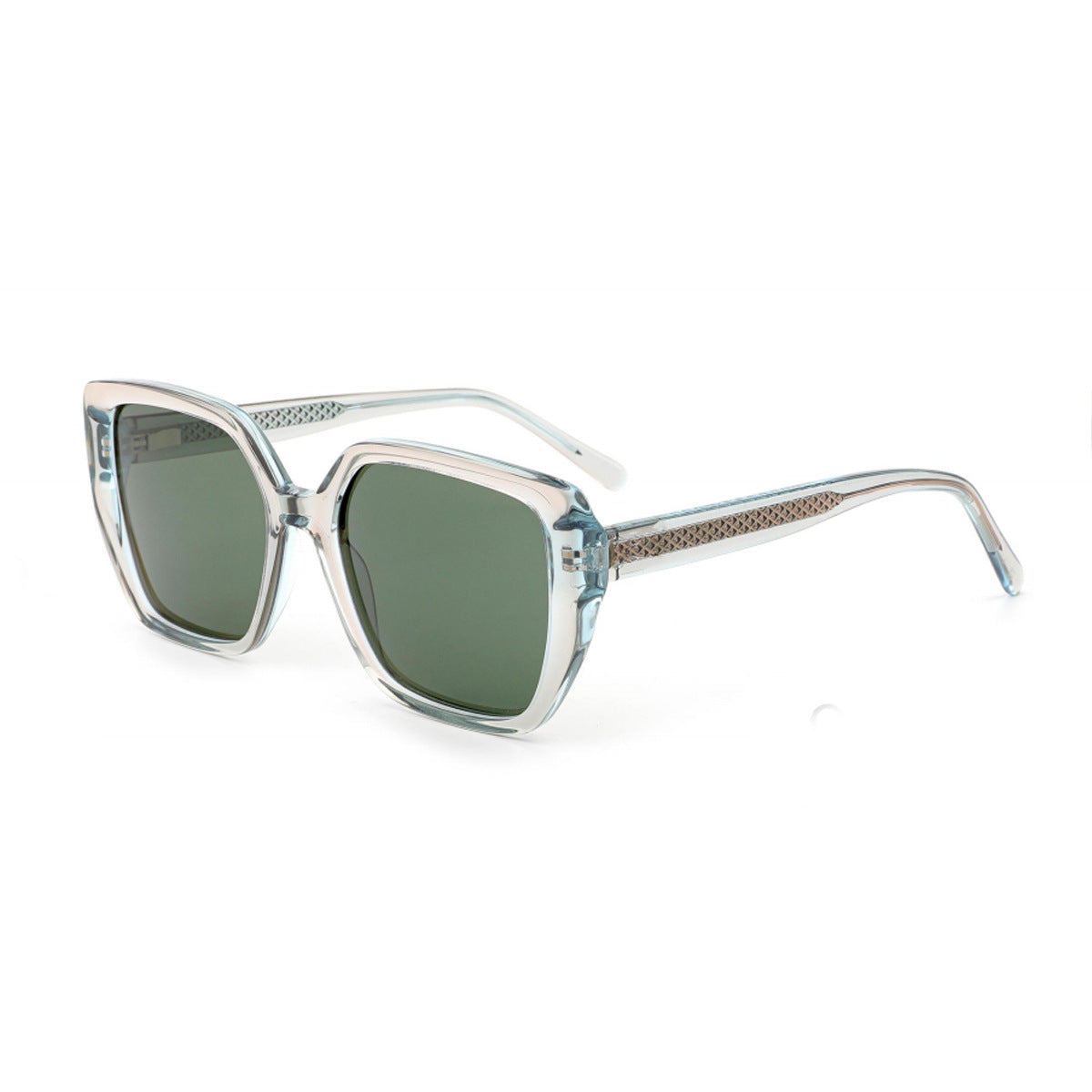 Damen Sonnenbrille mit modischem, facettenreichen Rahmen und UV-Schutz Karnz