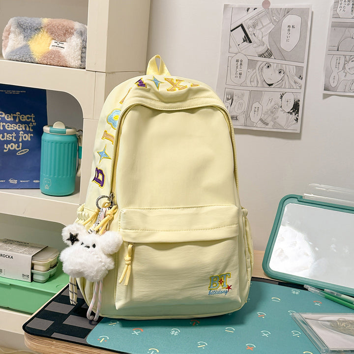 Trendy Bestickter Schulrucksack Karnz