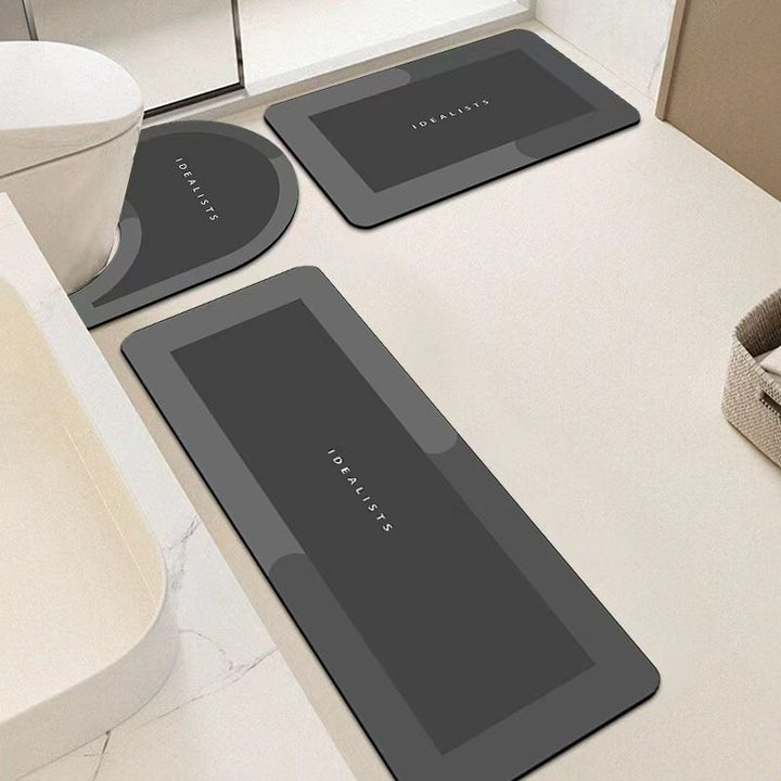 Modern Minimalist Badezimmermatten-Set Karnz