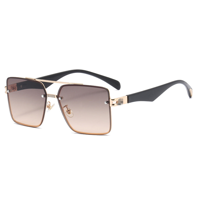 Damen modische Sonnenbrille mit elegantem Metallrahmen Karnz