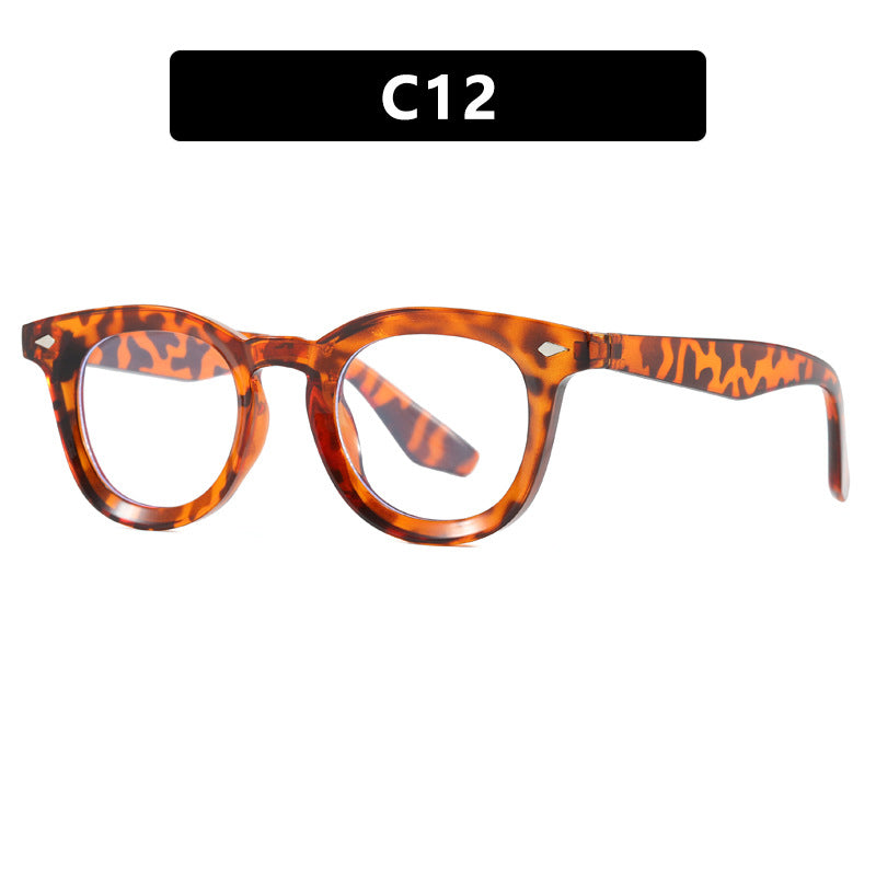 Damen modische Cat-Eye Sonnenbrille mit transparentem Rahmen Karnz
