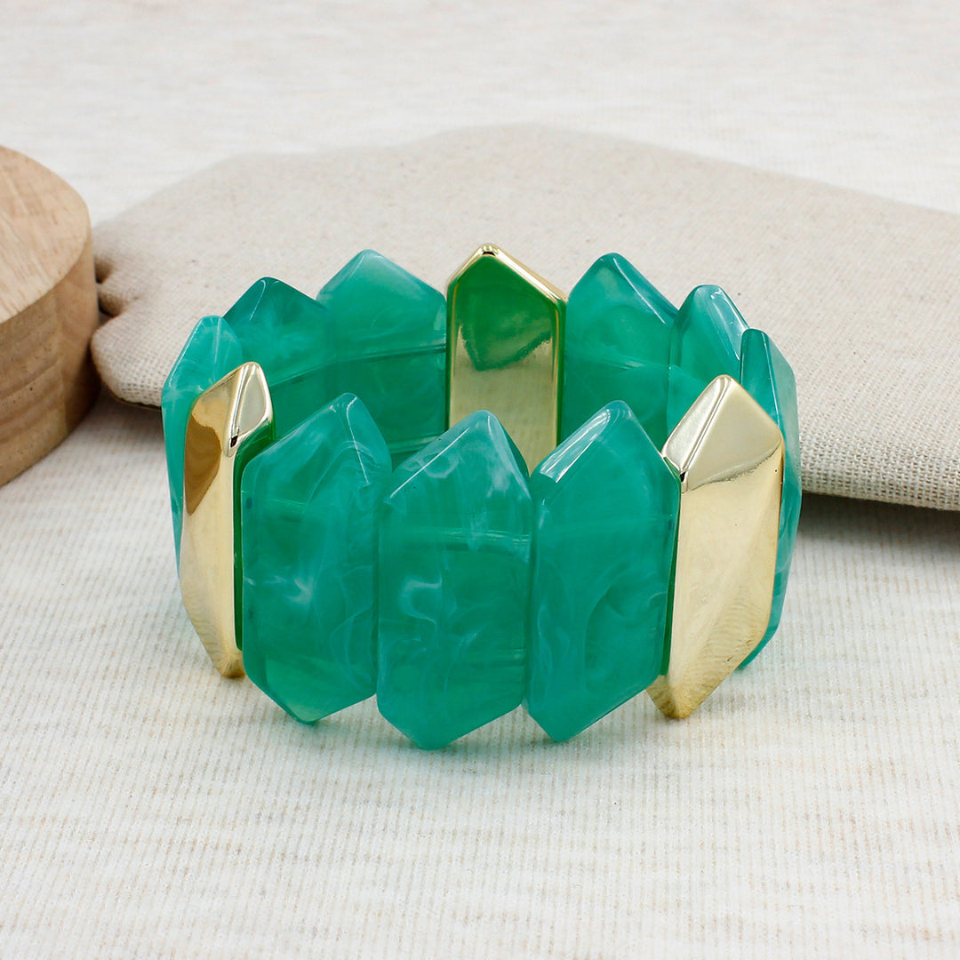 Geometrische Harzarmband Karnz
