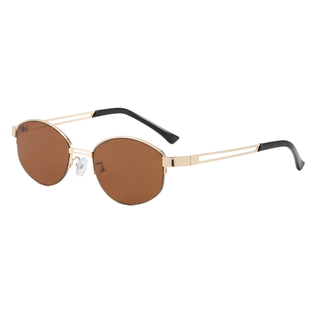 Modische Brille mit Eleganter, Ovale Form Karnz