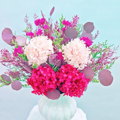 Lush Hortensie Blumenarrangement