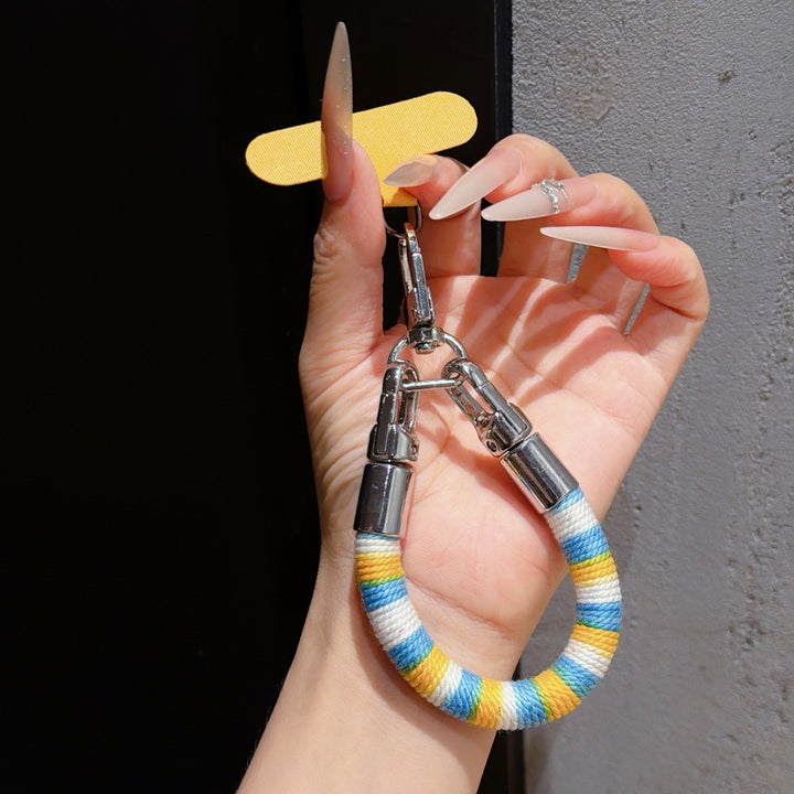 Bunter Texturierter Schlüsselanhänger Halter Karnz