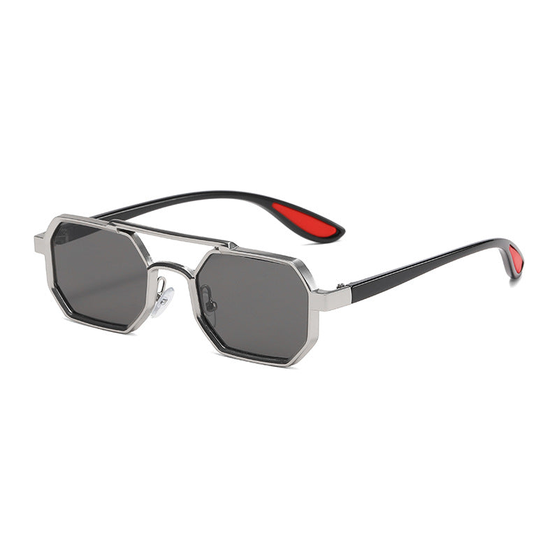 Damen modische Designer-Sonnenbrille mit exklusivem achteckigem Rahmen Karnz
