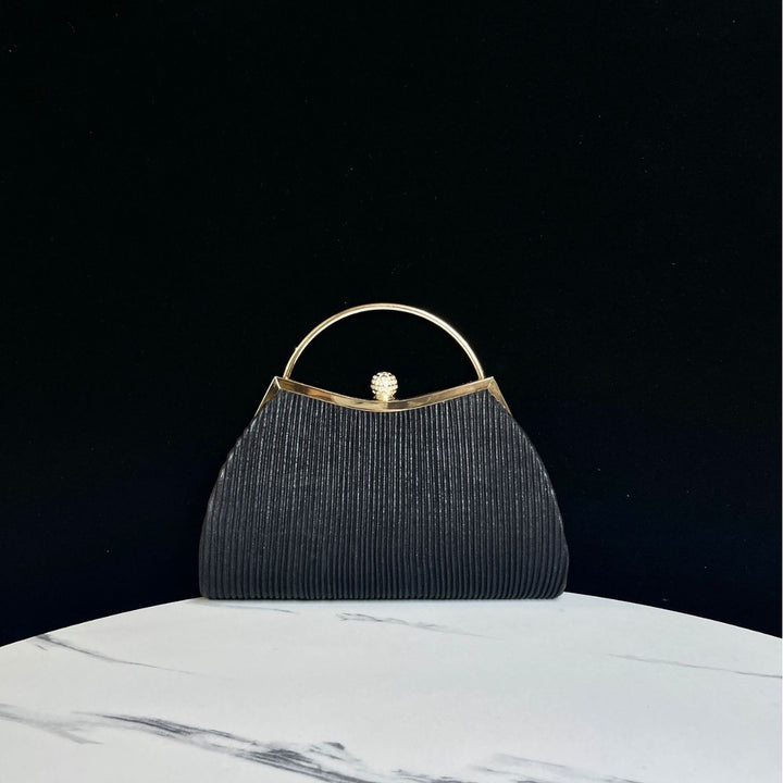 Texturiertes Vintage Handheld Abendtasche