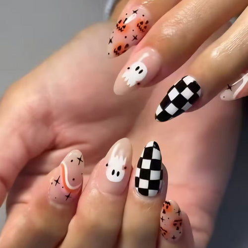 Kreatives Halloween-Themen Nagelkunst-Set
