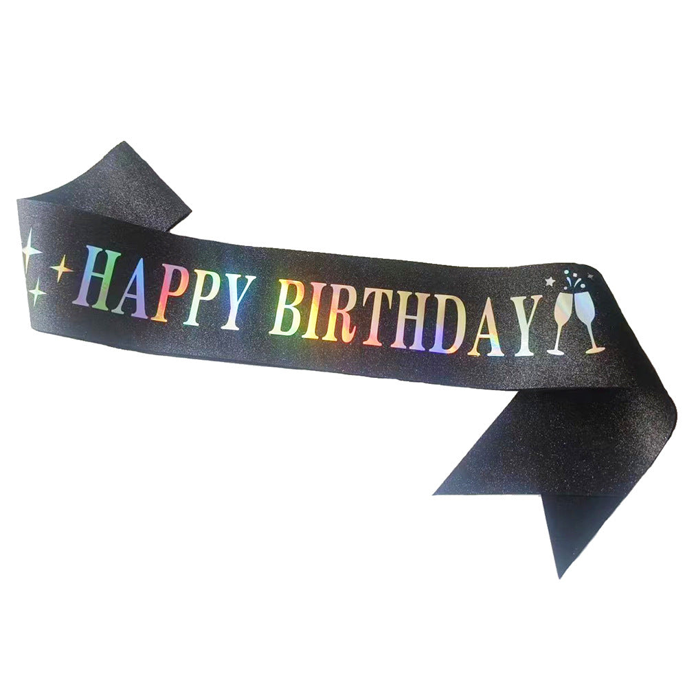 Damen Funkenkrone mit „Happy Birthday“ Schriftzug Karnz